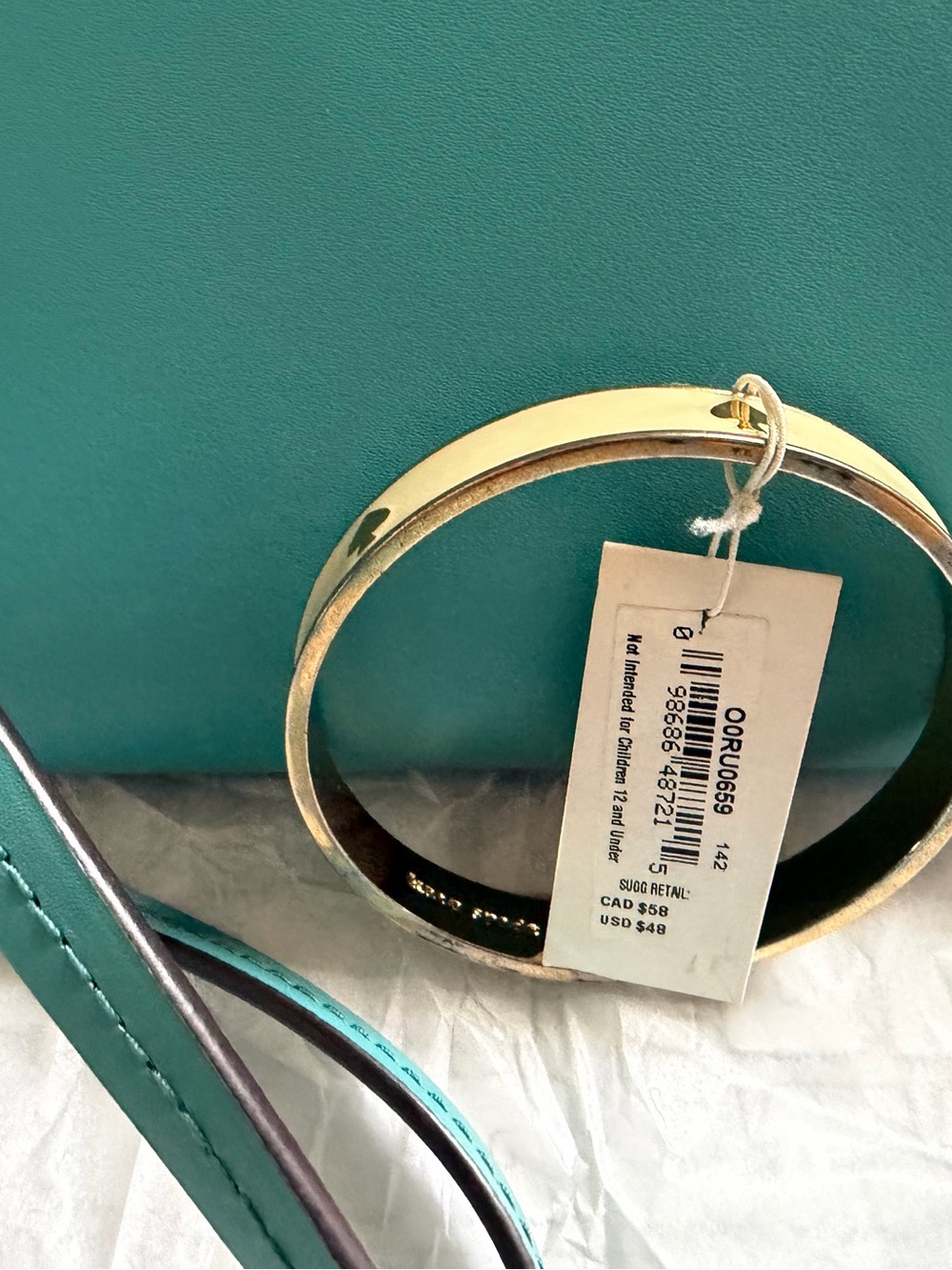 πππkate spade turquoise crossbody with tassel Plus free bracelet Kate spade β οΈ - Picture 4 of 15